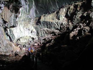 inside of Deer Cave, NOT outside!!